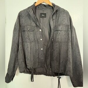 Rails Tennessee Snake Print Utility jacket size small